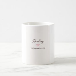Citat om Självkärlek Läker Snyggt På Mig Minimal D Kaffemugg
