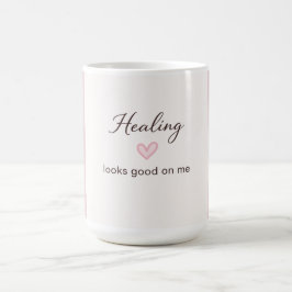 Citat om Självkärlek Läker Snyggt På Mig Minimal D Kaffemugg