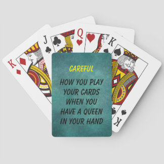 Citat på casinokort