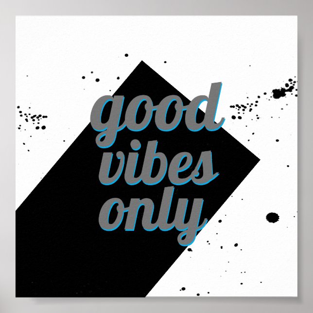 citat poster bra vibbar endast modern fet (Framsidan)