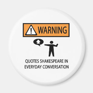 Citat Shakespeare Magnet