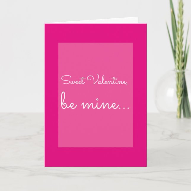 citat: Sweet Valentine, var min. Helgkort (Framsida)