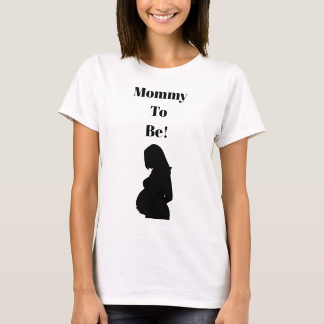 Citat t-skjorta mamma som ska t shirt (Framsida)