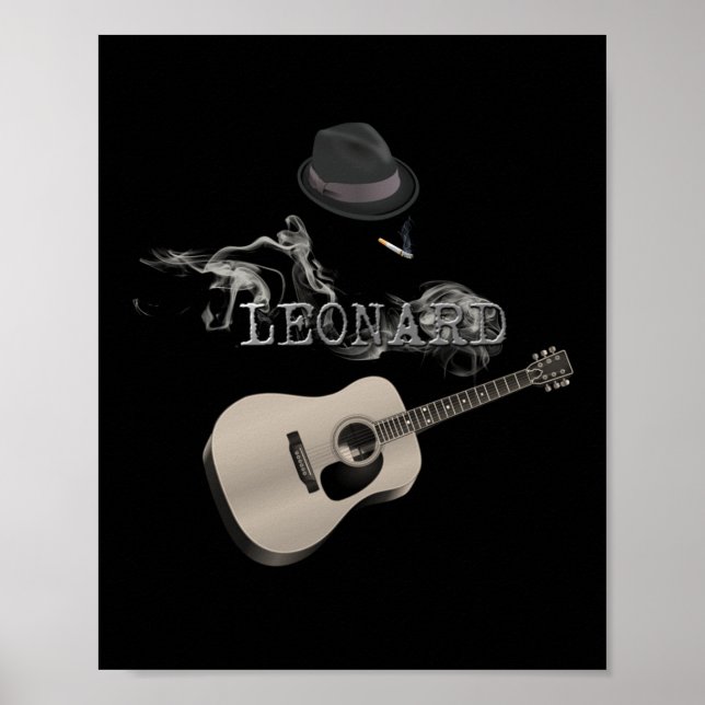 Citat till Leonard Cigette Poster (Framsidan)