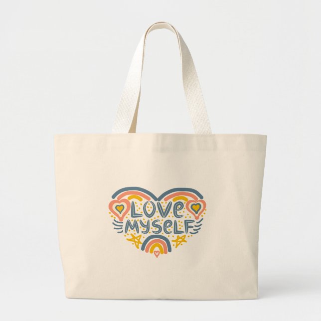 Citat till väskan jumbo tygkasse (Framsidan)