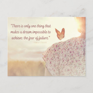 Citat vykort Rädsla för misslyckande