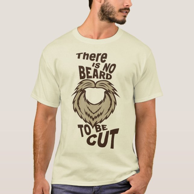 citation_barbe_beard_be_cut_humour_moustache_2012 t shirt (Framsida)
