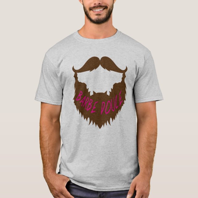 citation_barbe_douce_humour_drole_1312 t shirt (Framsida)