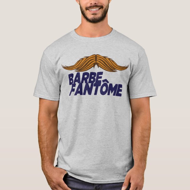 citation_barbe_fantome_humour_message_1512 t shirt (Framsida)