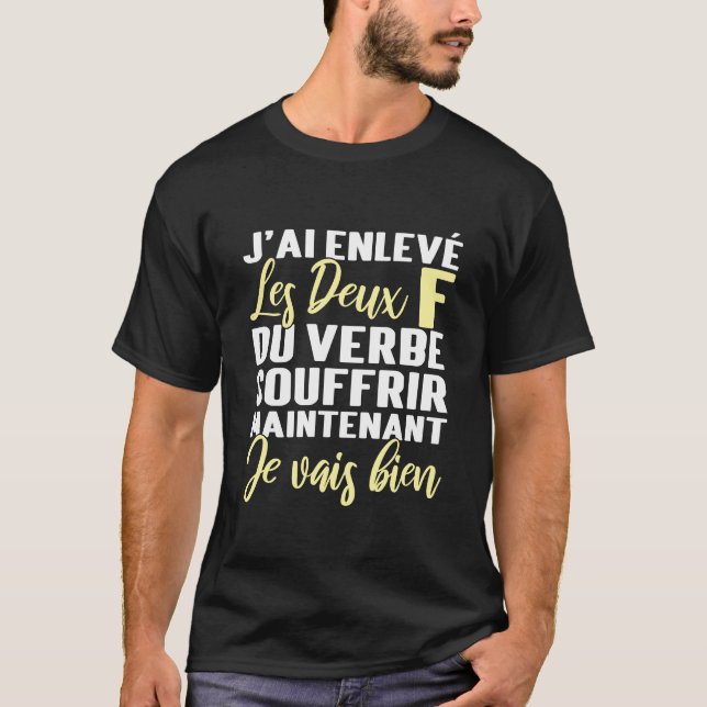 Citation Motivation Positif Sourire T Shirt (Framsida)