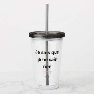 Citation Socrate Take Away Mugg