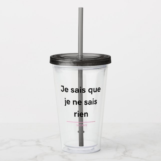 Citation Socrate Take Away Mugg (Framsida)