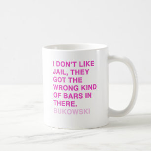 Citationstecken av Charles Bukowski Kaffemugg