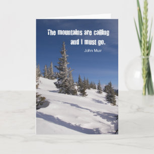 Citationstecken av John Muir: Bergen kallar Kort