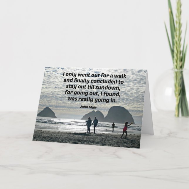 Citationstecken av John Muir Kort (Framsida)