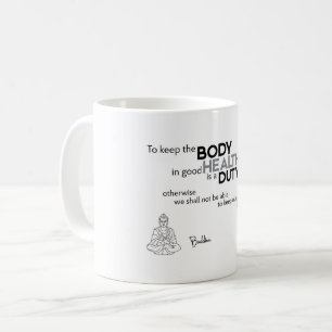 CITATIONSTECKEN: Buddha: Vård- bra Kaffemugg