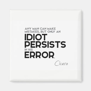 CITATIONSTECKEN: Cicero: Gör missförstår Magnet