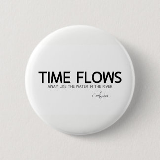 CITATIONSTECKEN: Confucius: Time flödar bort Knapp