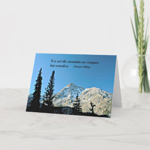 Citationstecken: Det är inte berg som vi erövrar… Kort