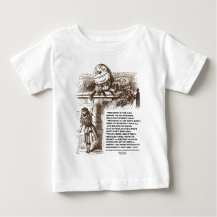 Citationstecken för Alice Humpty Dumpty Tee Shirt