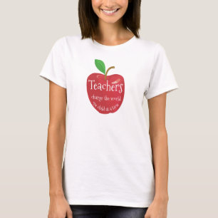 Citationstecken för äpple för inspirera singel t shirt