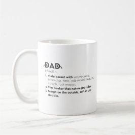 Citationstecken för föräldrar för Superpower för Kaffemugg