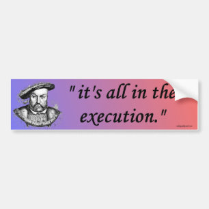 citationstecken för henry VIII Bildekal