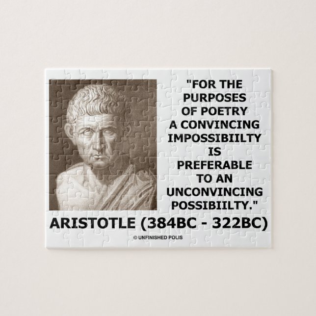 Citationstecken för Impossibility för Aristotle Pussel (Horisontell)