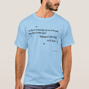 Citationstecken för kung Lear T Shirt
