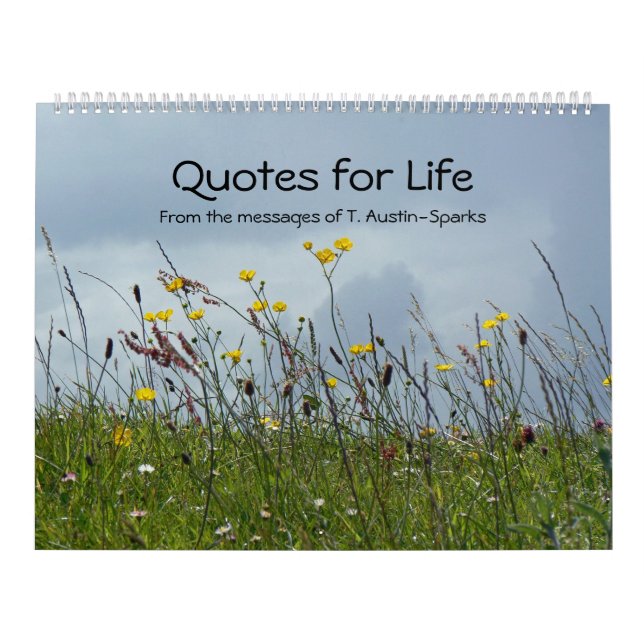 Citationstecken för livkalenderalternativ A Kalender (Omslag)