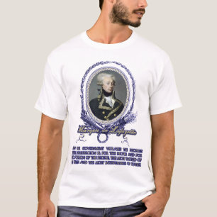 Citationstecken för markisde Lafayette på T-shirt