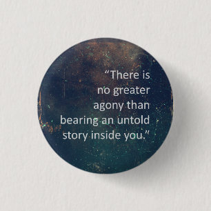 Citationstecken för MayaAngelou handstil Knapp