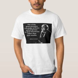 Citationstecken för Milton Friedman Tee