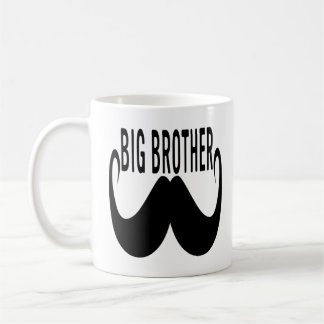 Citationstecken för mustasch för mustaschstorebror kaffemugg