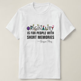 Citationstecken "för Originality" Storbritannien T Shirt