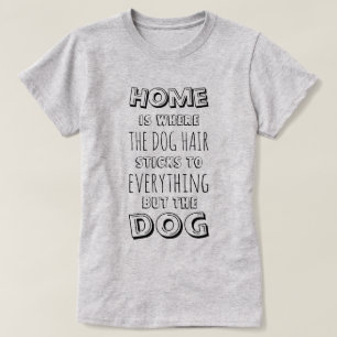 Citationstecken för rolig hund hår t shirt