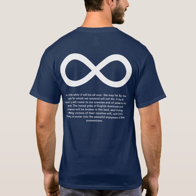 Citationstecken för skjorta w/additional för Louis Tee (Baksida)