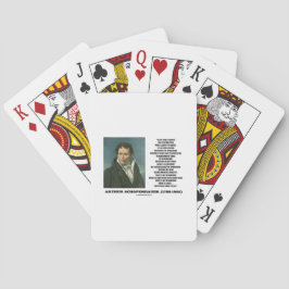 Citationstecken för snille för Arthur Schopenhauer Casinokort