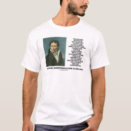 Citationstecken för snille för Arthur Schopenhauer T Shirt