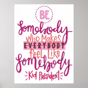 citationstecken för ungepresidentaffisch poster