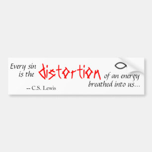 Citationstecken från C.S. Lewis Bildekal