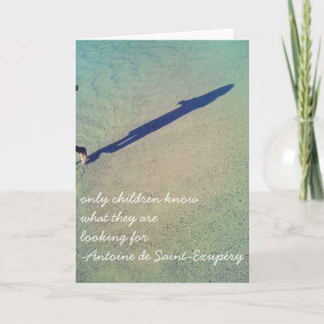 Citationstecken från lite den Petit princen för Kort (Framsida)