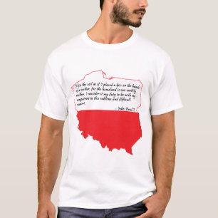 Citationstecken från Pope John Paul Ii T Shirt