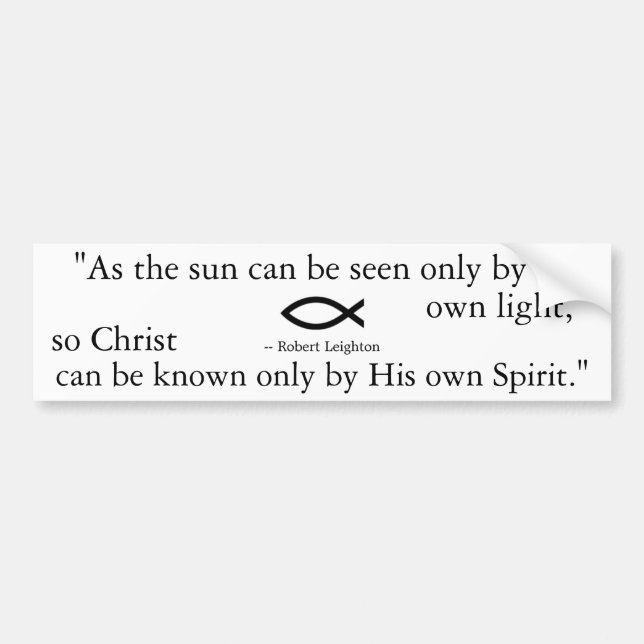 Citationstecken från Robert Leighton Bildekal (Framsidan)