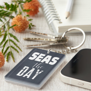 Citationstecken "hav fetstil Keychain för dagen"
