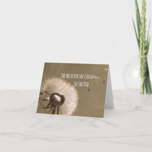 Citationstecken: Hon trodde henne kunde, så hon Kort (Framsida)