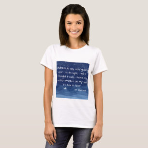 Citationsteckenskjorta för St. Therese T Shirt