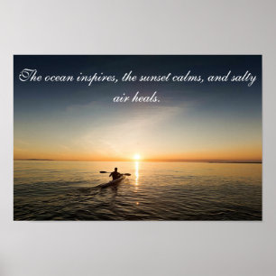 Citationstecknet för kanoten för poster