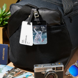 citattecken älskare redigerbar bagagebricka