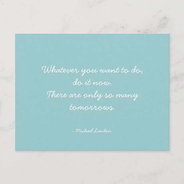 Citattecken - arbete, karriär och drömmar vykort (Framsida)